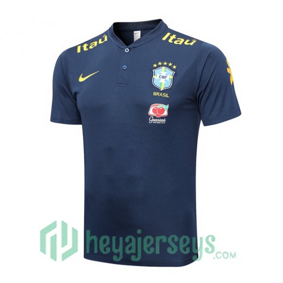 BrazilSoccer Polo Royal Bluee 2023/2024