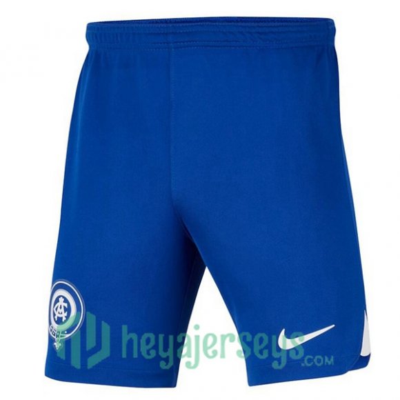 Atletico Madrid Soccer Shorts Away Blue 2023/2024