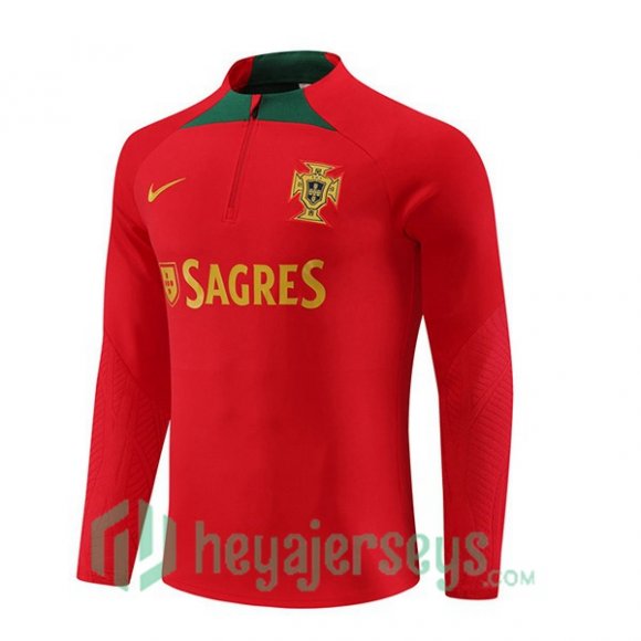 Portugal Training Sweatshirt Red 2023/2024