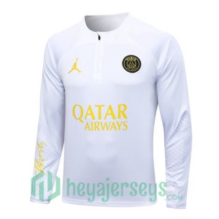 Paris PSG Training Sweatshirt White 2023/2024