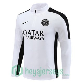 Paris PSG Training Sweatshirt White 2023/2024
