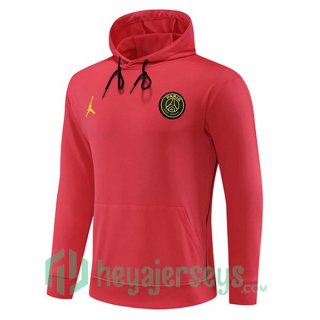 JORDAN Paris PSG Training Sweatshirt Hoodie Red 2023/2024