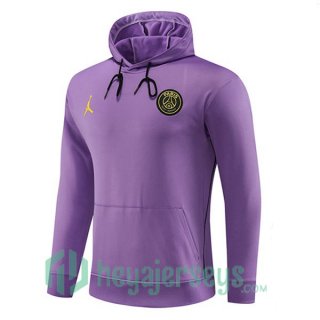 JORDAN Paris PSG Training Sweatshirt Hoodie Purple 2023/2024