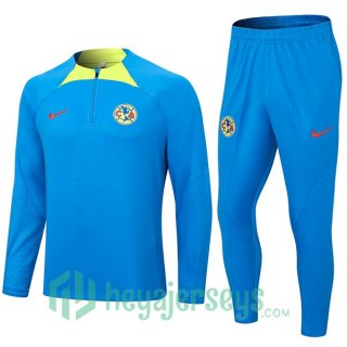 Club America Training Tracksuit Suit Blue 2023/2024