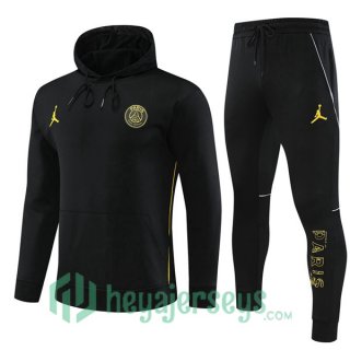 JORDAN Paris PSG Training Tracksuit Hoodie Black 2023/2024