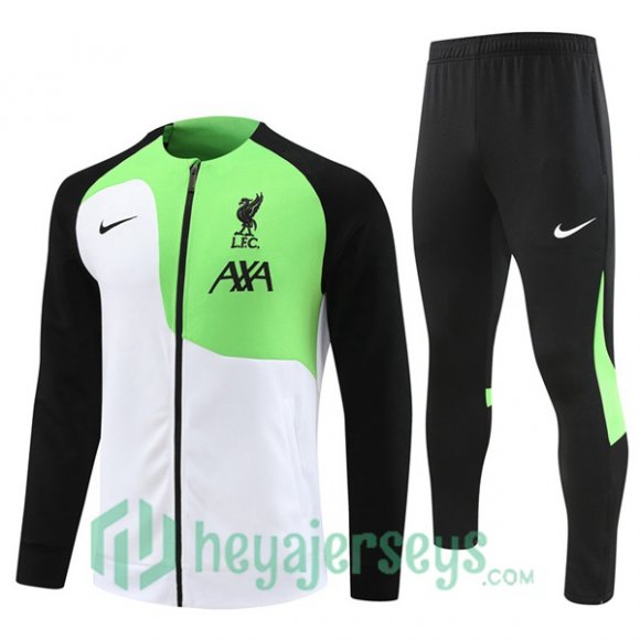 FC Liverpool Training Jacket Suit White Green 2023/2024