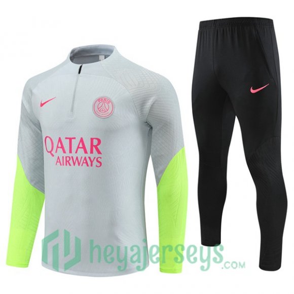 Paris PSG Training Tracksuit Suit Grey 2023/2024