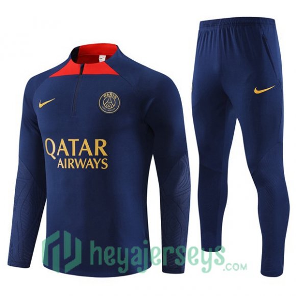 Paris PSG Training Tracksuit Suit Royal Bluee 2023/2024