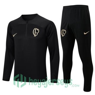 Corinthians Training Tracksuit Suit Black 2023/2024