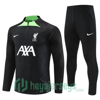FC Liverpool Training Tracksuit Suit Black 2023/2024