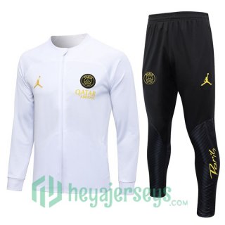 Paris PSG Training Jacket Suit White 2023/2024