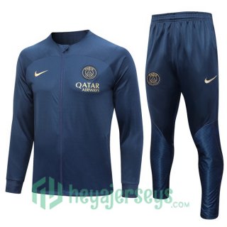 Paris PSG Training Jacket Suit Blue 2023/2024