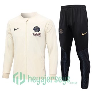 Paris PSG Training Jacket Suit Brown 2023/2024