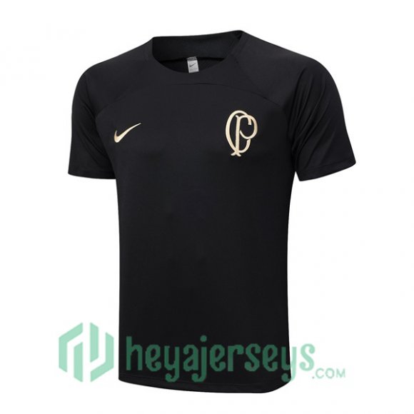 Corinthians Training T Shirt Black 2023/2024