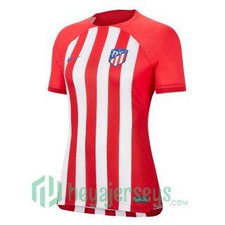 Atletico Madrid Womens Soccer Jersey Home Red 2023/2024