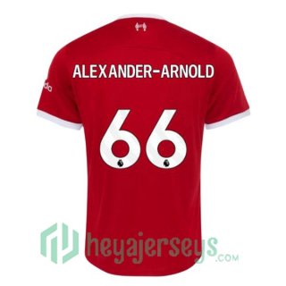 FC Liverpool (ALEXANDER-ARNOLD 66) Soccer Jersey Home Red 2023/2024