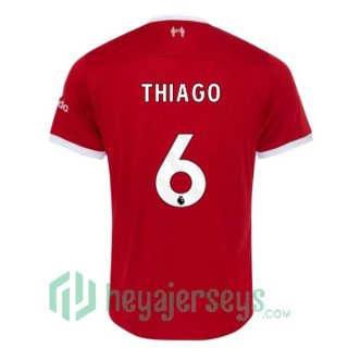 FC Liverpool (THIAGO 6) Soccer Jersey Home Red 2023/2024