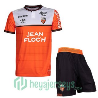 FC Lorient Kids Soccer Jersey Home Orange 2023/2024