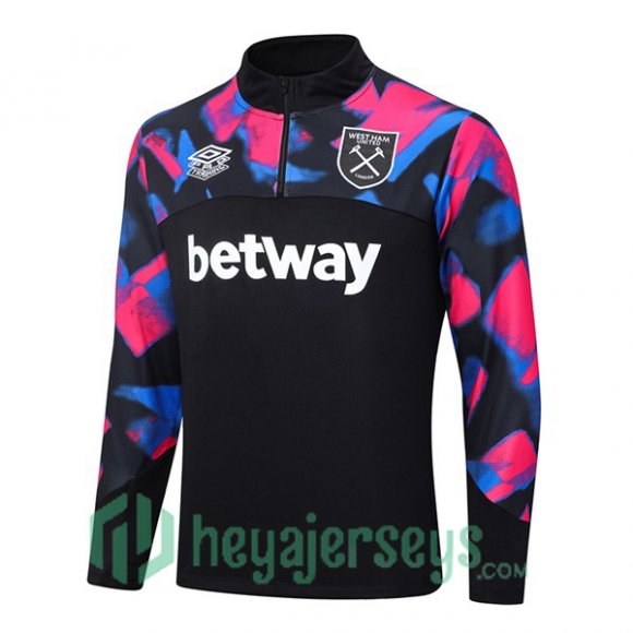 West Ham Training Sweatshirt Black 2023/2024