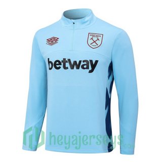 West Ham Training Sweatshirt Blue 2023/2024
