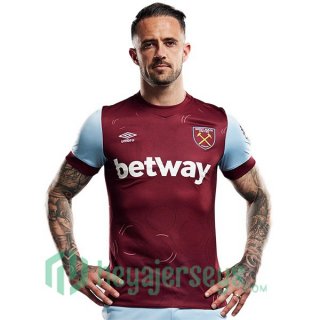 West Ham Soccer Jersey Home Red 2023/2024