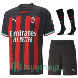 AC Milan Home Jersey (Shorts + Sock) 2022/2023