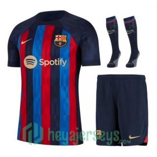 FC Barcelona Home Jersey (Shorts + Sock) Blue 2022/2023