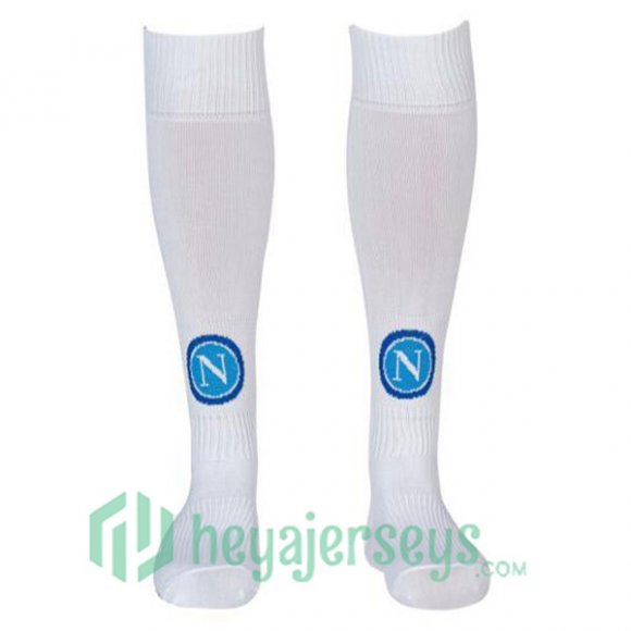 SSC Napoli Soccer Socks Away White 2022/2023