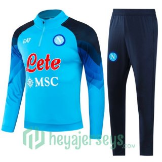 SSC Napoli Training Tracksuit Suit Blue 2023/2024