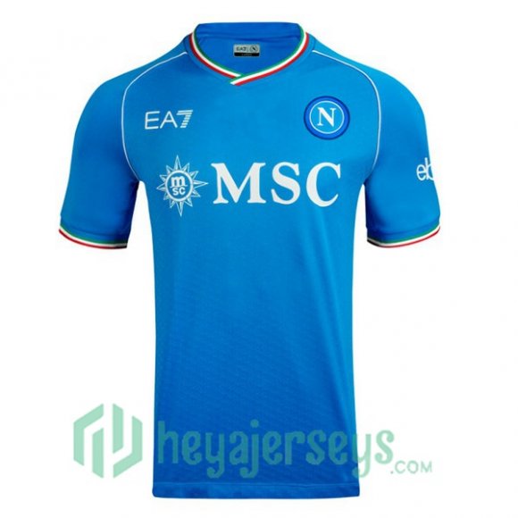 SSC Napoli Soccer Jersey Home Blue 2023/2024