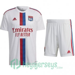 Olympique Lyon Home Jersey + Shorts 2022/2023