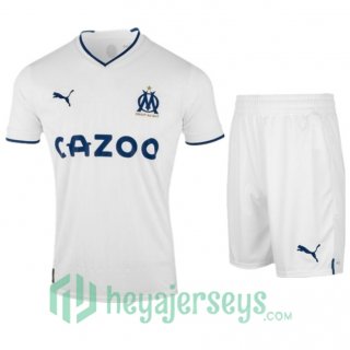Olympique MarseilleHome Jersey + Shorts 2022/2023