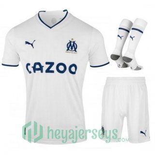 Olympique MarseilleHome Jersey (Shorts + Sock) 2022/2023