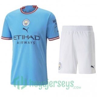 Manchester City Home Jersey + Shorts 2022/2023