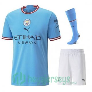 Manchester City Home Jersey (Shorts + Sock) 2022/2023