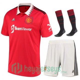 Manchester United Home Jersey (Shorts + Sock) 2022/2023