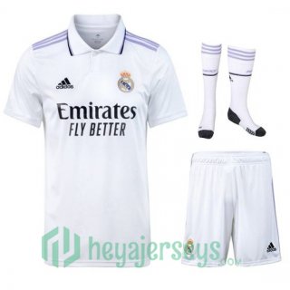 Real Madrid Home Jersey (Shorts + Sock) 2022/2023