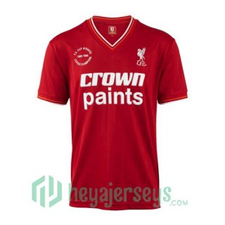 1985 1986 FC Liverpool Retro Home Jersey