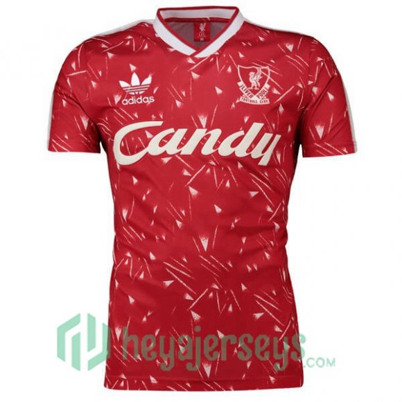 1989 1991 FC Liverpool Retro Home Jersey