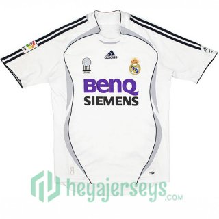 2006 2007 Real Madrid Retro Home Jersey