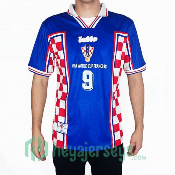 1998 Croatia Retro Away Jersey