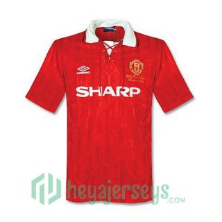 1992 1994 Manchester United Retro Home Jersey