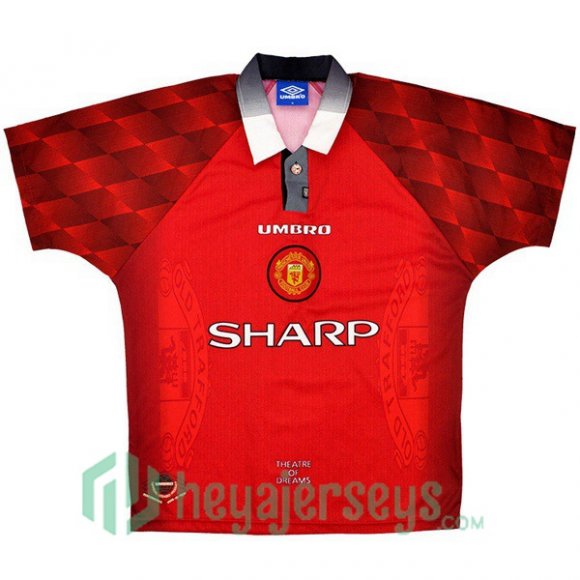1996 Manchester United Retro Home Jersey