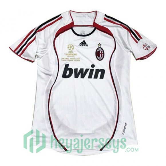 2006 2007 AC Milan Champion Retro Away Jersey