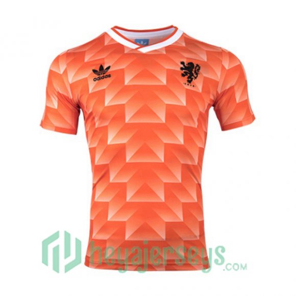 1988 Netherlands Retro Home Jersey