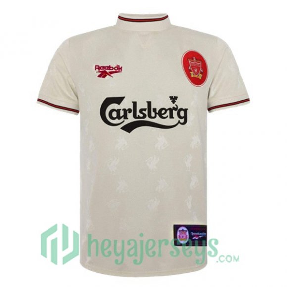 1996-1997 FC Liverpool Retro Away Jersey White