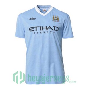 2011-2012 Manchester City Retro Home Jersey Blue