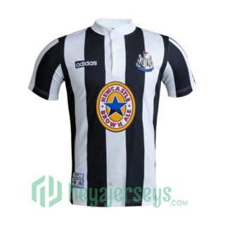 1995-1997 Newcastle United Retro Home Jersey White Black