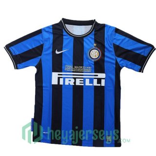 2009-2010 Inter Milan Retro Home Jersey Blue Black