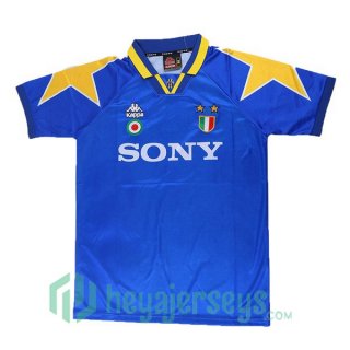 1995-1996 Juventus Third Retro Away Jersey Blue Retro Blue